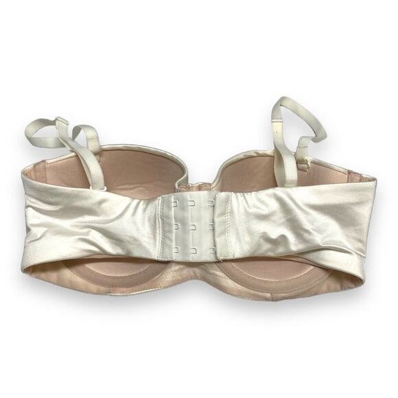 Auden Womens Bra Sz 32C Lightly Lined Strapless Fresh White - Picture 6 of 9